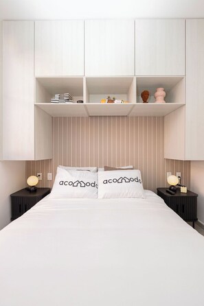 1 bedroom, travel crib, free WiFi, bed sheets