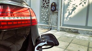 Punto de recarga de coches eléctricos