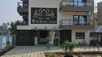 Voorkant van accommodatie