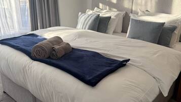 3 bedrooms, iron/ironing board, travel cot, WiFi