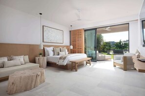 4 bedrooms, desk, iron/ironing board, travel crib