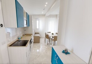 Apartment, Mountain View | Living area | TV - Residence Flow-r (Riccione)