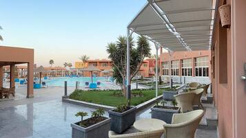Executive Double or Twin Room, Sea View | Terrace/patio
