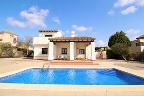 Outdoor pool - HL 007 Holiday Rentals 3 bedroom 2 bathroom villa (MC)