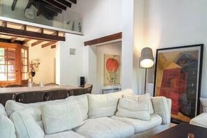 TV, fireplace, table tennis