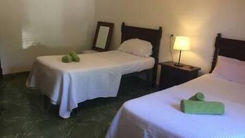 2 slaapkamers, een strijkplank/strijkijzer, reisbedje, wifi