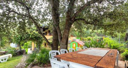 Maison de vacances 'La Casa Nel Bosco' avec piscine partagée, Wi-Fi et climatisation