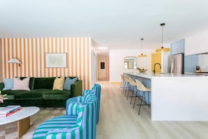 TV, fireplace, offices - Fun Stylish Scottsdale Retreat | Pool, Paint & Sip (Scottsdale)