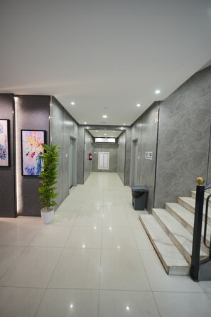 Interior entrance