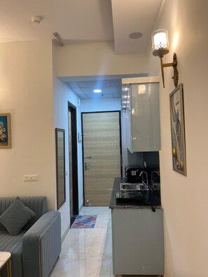 Voorkant van accommodatie