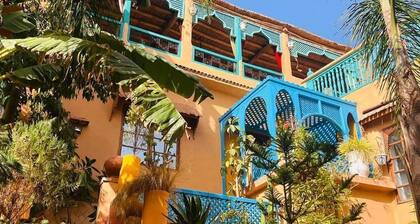 A castle overlooking the Atlas Mountains