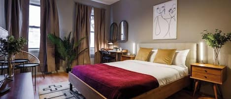 1 chambre, fer et planche à repasser, Wi-Fi gratuit, draps fournis