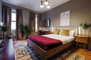 1 soveværelse, strygejern/strygebræt, gratis Wi-Fi, sengetøj