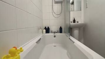 Hair dryer, towels