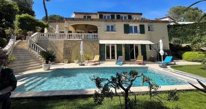 Escapade idyllique Bas de Villa : Studio piscine privée jardin
