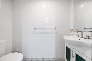 Shower, hair dryer