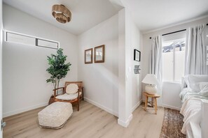 Desk, iron/ironing board, travel crib, WiFi