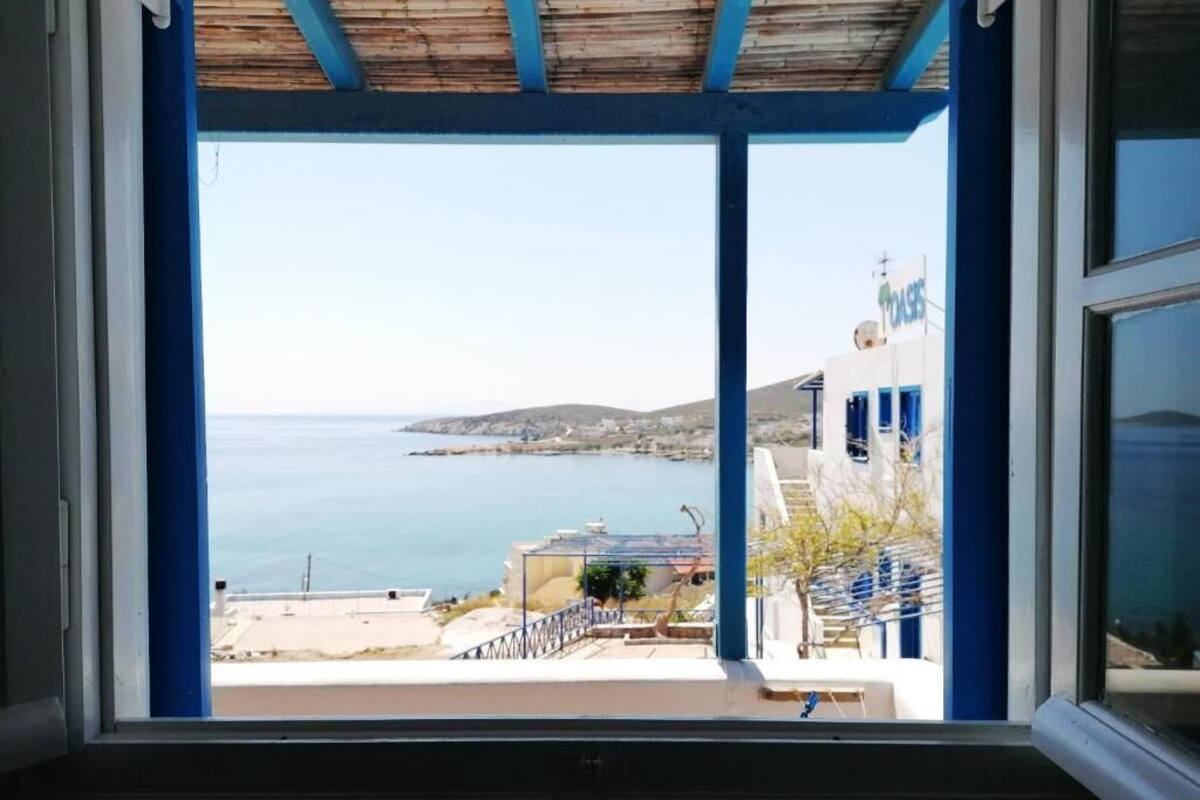 Studio Familial, cuisine, vue mer