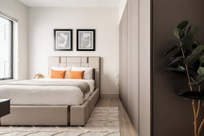 2 habitaciones, escritorio, tabla de planchar con plancha y wifi 
