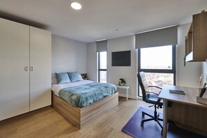 Superior Studio, Non Smoking | Blackout drapes, free WiFi - Chic Studios at The Summit - Campus Accommodation (Leicester)