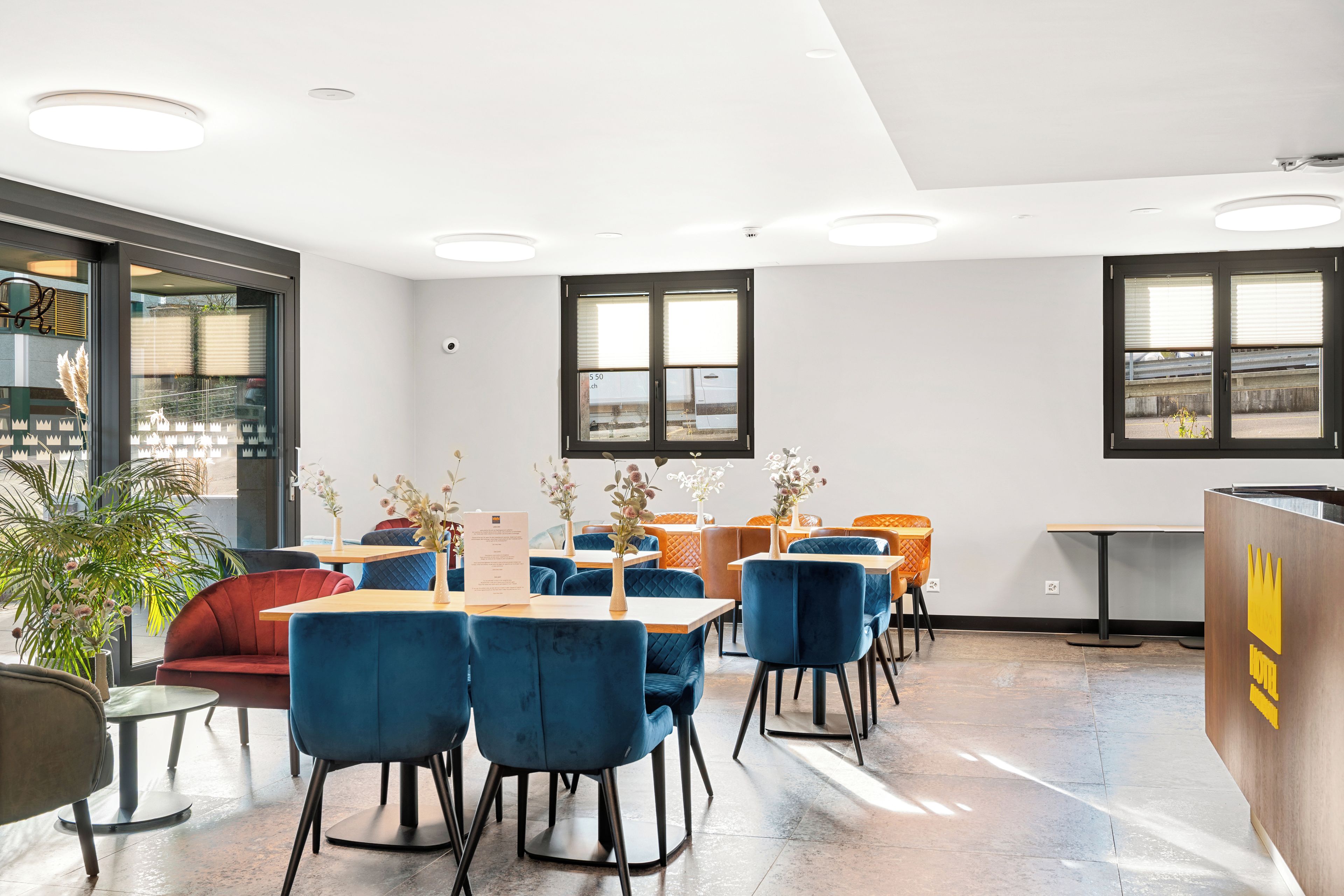 Lobby sitting area