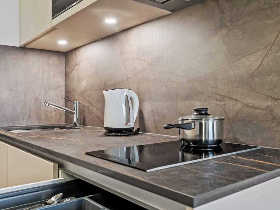 Hypo-allergenic bedding, individually furnished, desk, laptop workspace