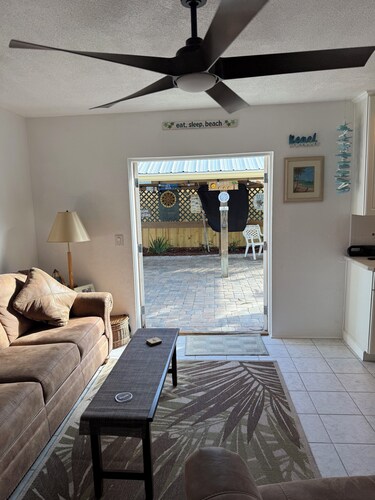Steps to the beach & close to International speedway, Daytona & Flagler beach,