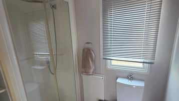 Shower, toilet paper