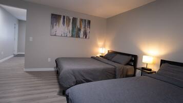 Executive Quadruple Room, Non Smoking | Desk, laptop workspace, free WiFi