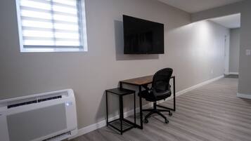 Executive Quadruple Room, Non Smoking | Desk, laptop workspace, free WiFi