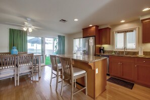 House, Multiple Beds, Patio, Ocean View | Private kitchen | Coffee/tea maker