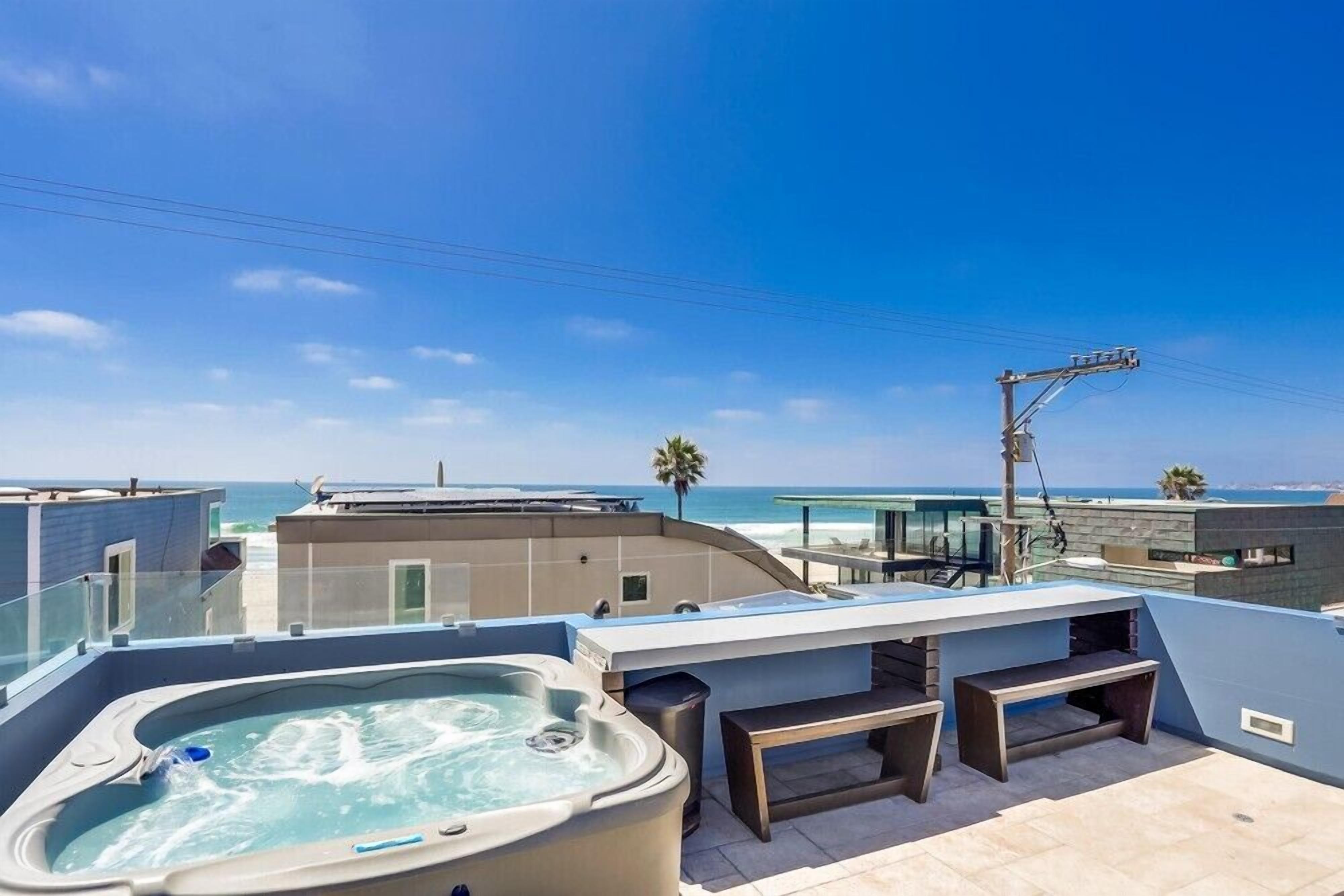 Apartment, Multiple Beds, Hot Tub, Ocean View | Terrace/patio