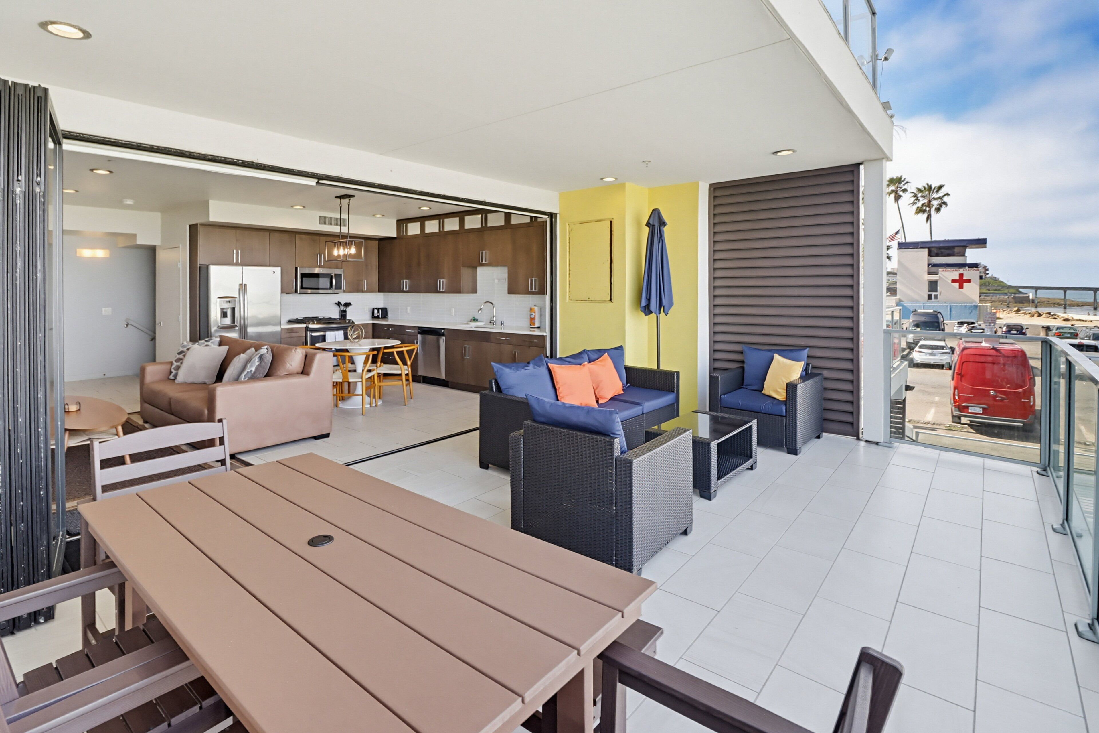 Appartement, Meerdere bedden, balkon, uitzicht op zee | Interieur