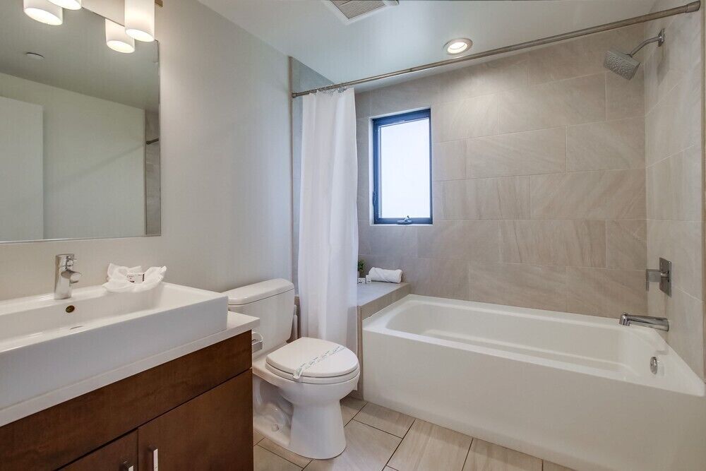 Condo, Multiple Beds, Balcony, Ocean View | Bathroom | Designer toiletries, towels, toilet paper