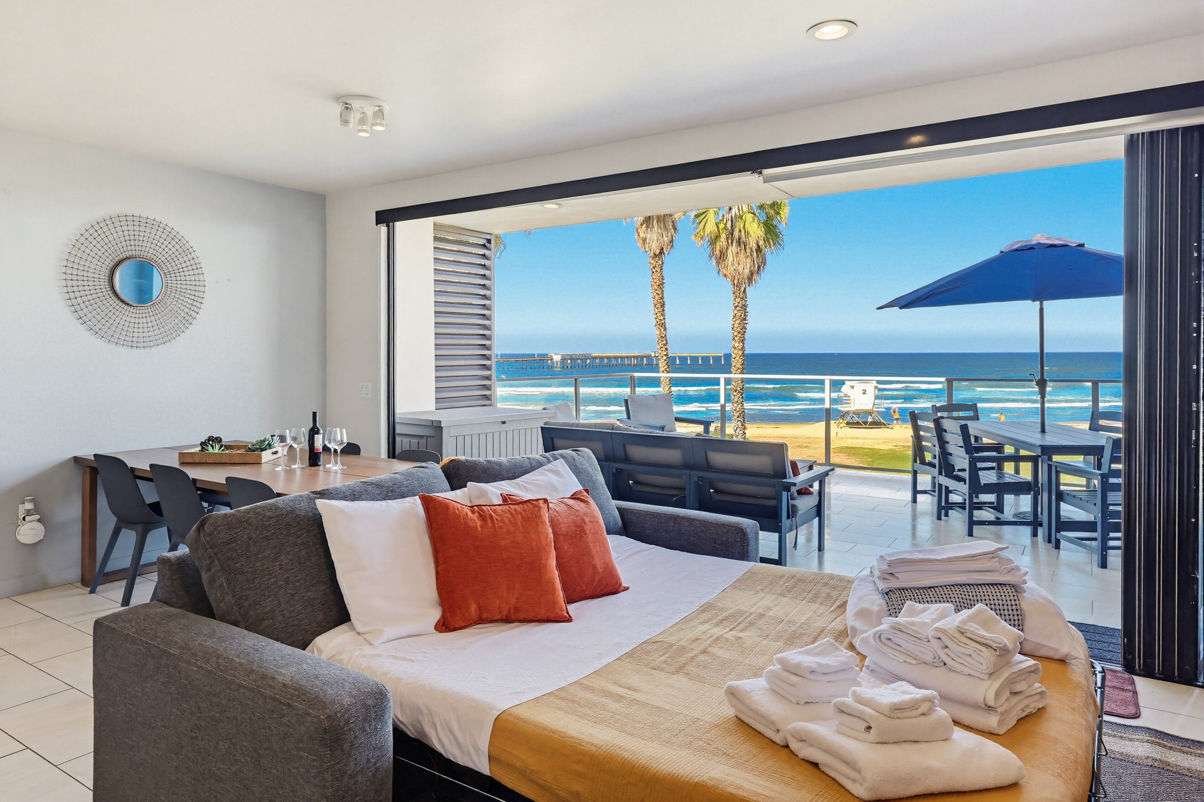 Condo, Multiple Beds, Balcony, Ocean View | Interior