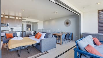 Condo, Multiple Beds, Balcony, Ocean View | Interior