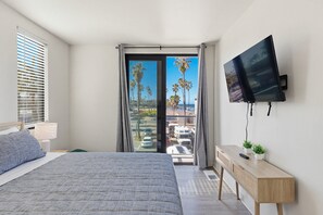 Apartment, Mehrere Betten, Balkon, Strandblick