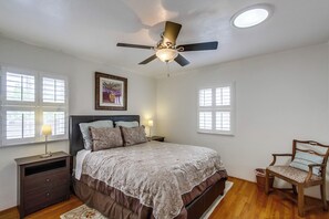 Ferienhaus, Mehrere Betten, Whirlpool, Stadtblick | Ausblick vom Zimmer