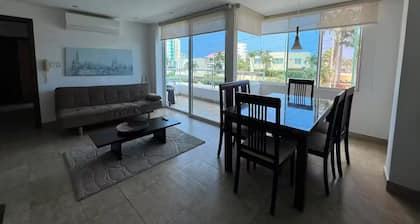 PRIVILEGED LOCATION in Barbasquillo! 2-bedroom apt. with AC, balcony, WiFi