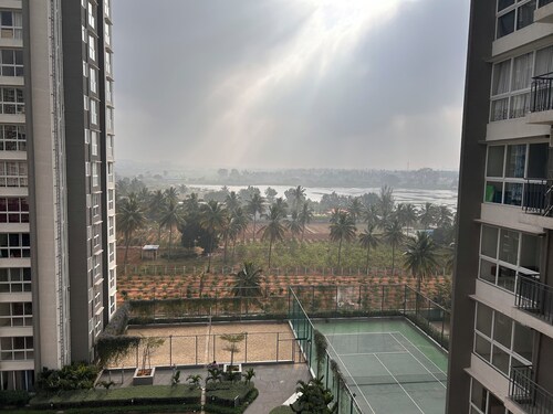 Lake View 2BHK, 10 min from Bangalore Airport