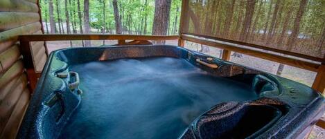 Bain à remous extérieur