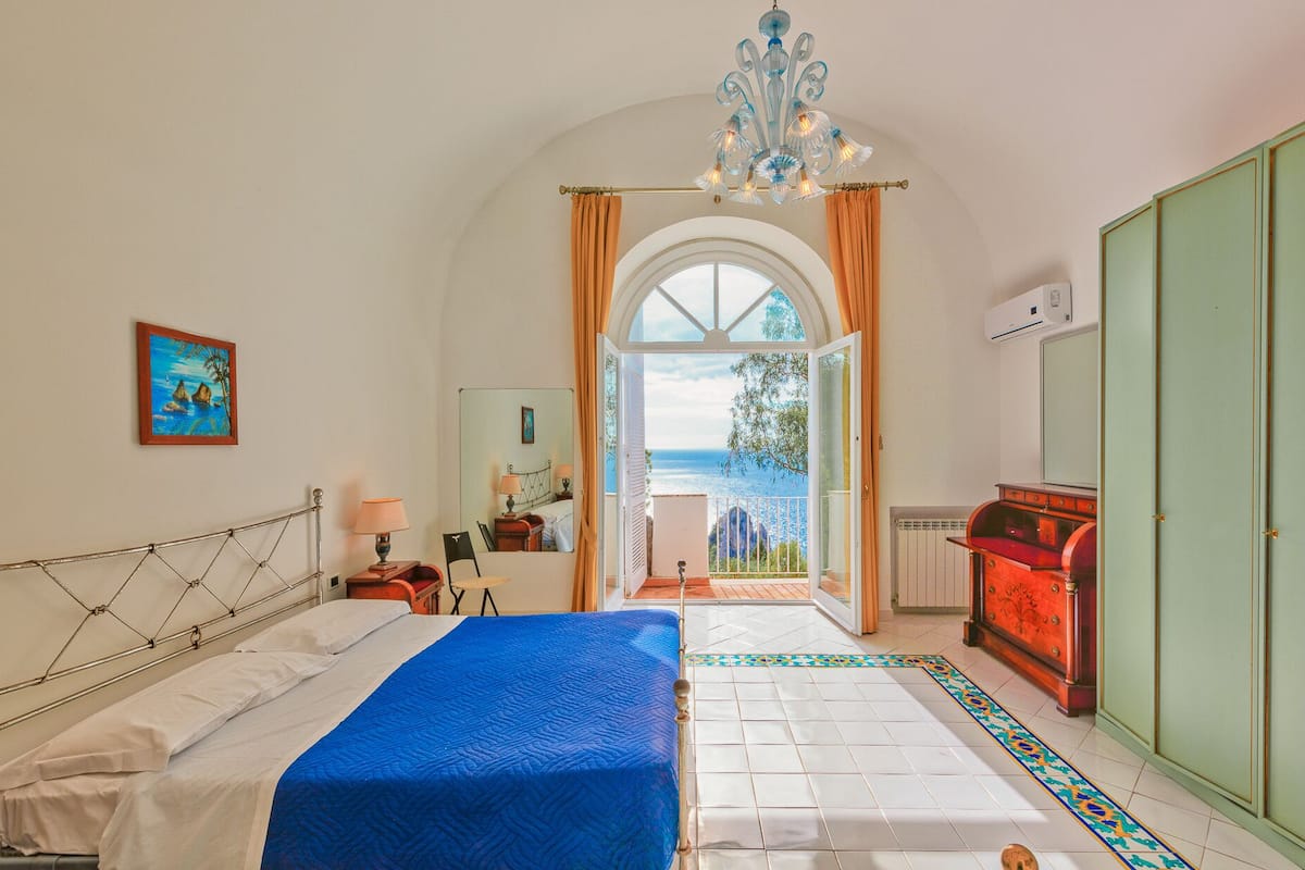 Luxury Suite, Balcony, Sea and Faraglioni View | View from room