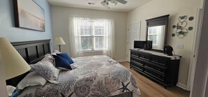 2 bedrooms, iron/ironing board, free WiFi, bed sheets