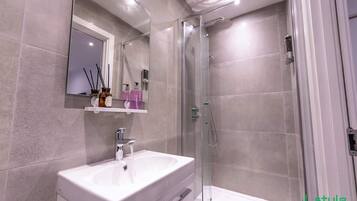 Shower, hair dryer
