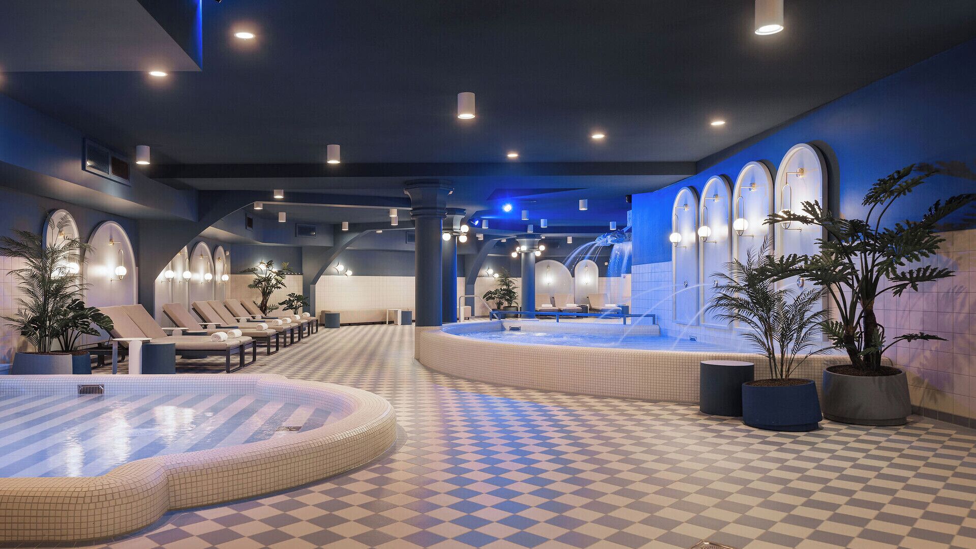 Sauna, dampbad, massagebehandlinger