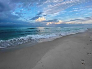 On the beach