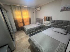 2 dormitorios, tabla de planchar con plancha, wifi
