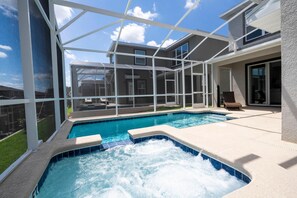 Pool - 1153 KS -luxury Oasis 5br/5ba Home, Private Pool (Davenport)