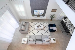 House, Multiple Beds (1153 KS -Luxury Oasis 5BR/5BA Home, P) | Living area - 1153 KS -luxury Oasis 5br/5ba Home, Private Pool (Davenport)