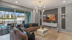 Lakás, több ágy (117 JW - 5BR Resort Townhome: Private) | Nappalirész